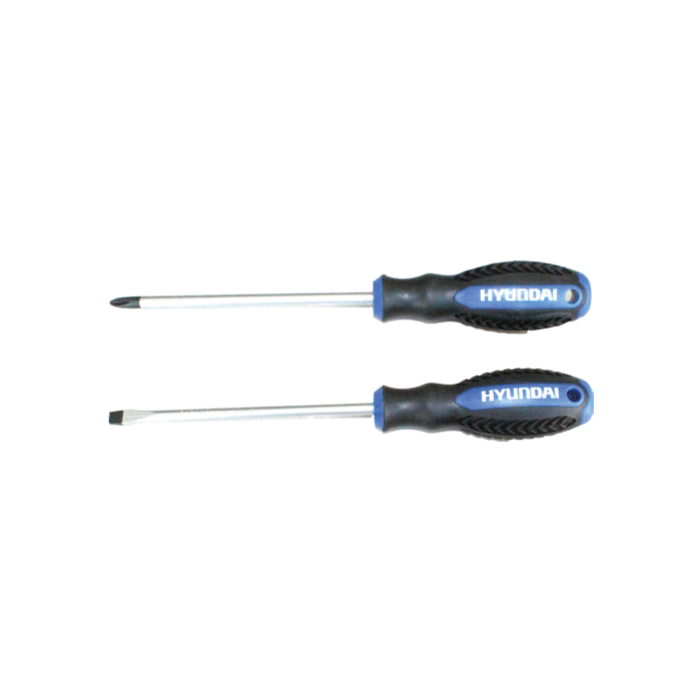Hyundai 6-Piece Screwdriver Set with Plastic Grip - HHT0023 Hyundai 6-Piece Screwdriver Set with Plastic Grip - HHT0023