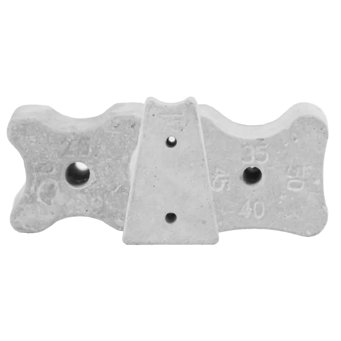 Multi-Size Concrete Spacers