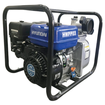 هيونداي مضخة مياه محرك بنزين 3" X 6.5 حصان - أقصى رأس 26 متر، أقصى تدفق 1000 لتر/دقيقة - HWPP03