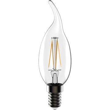 HTCAF-4W 2700K TAIL LED CANDLE FILAMENT LIGHT E14 220-240V HYUNDAI
