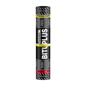 Henkel Polybit Bituplus P 4200 Bitumen Membrane, 4mm x 1m x 10m, Polyester 200gr/m², Smooth Surface
