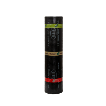 يو آي بي إيه بي بي 160 - لفائف بيتومين، 4 مم × 1 م × 10 م، بوليستر 160جم/م²، سطح ناعم