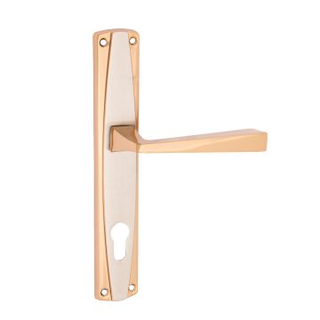 Somer Door Handle Deniz Alfa Gold/Satin - Turkey/6146003616