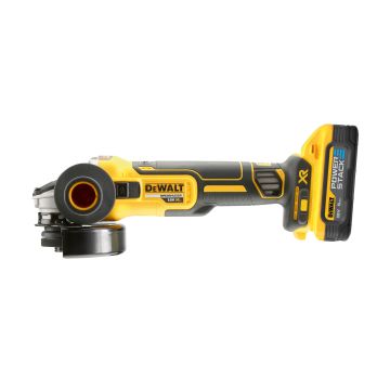 DeWalt Cordless Angle Grinder 125mm 18V 2Battery 5Ah Powerstack - DCG405H2T-GB