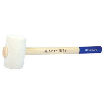 Hyundai Rubber Mallet With Wood Handle - 50 Mm - HHT0015