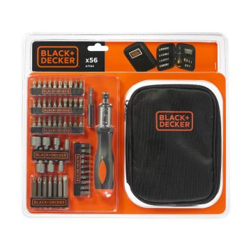 Black & Decker 56 Piece Ratchet Screwdriver & Bit Set - A7104-XJ