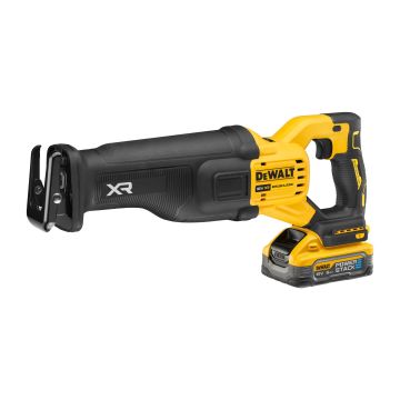 DeWalt 18V XR Brushless Reciprocating Saw - 2 x Powerstack 5Ah - DCS386H2T-GB