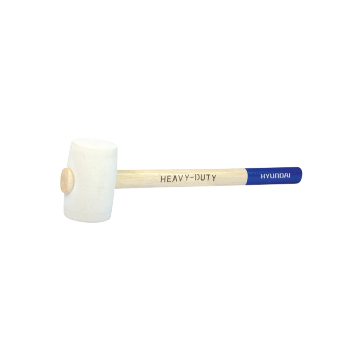 Hyundai Rubber Mallet With Wood Handle