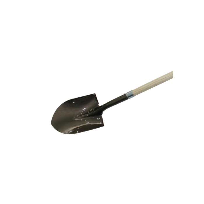 Hyundai Round Shovel With Wood Handle - HHS10-2Sl Hyundai Round Shovel With Wood Handle - HHS10-2Sl